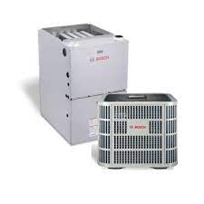 Bosch air source central heat pump. 