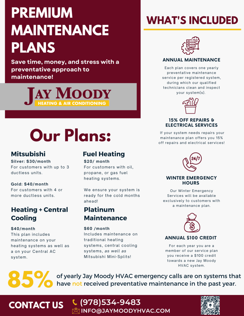 Jay Moody HVAC Maintenance Plans.