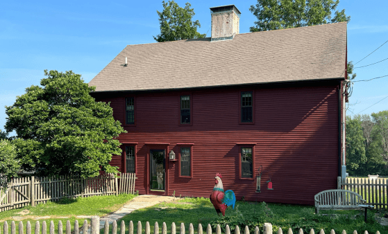 Historic Massachusetts home built in 1700s.